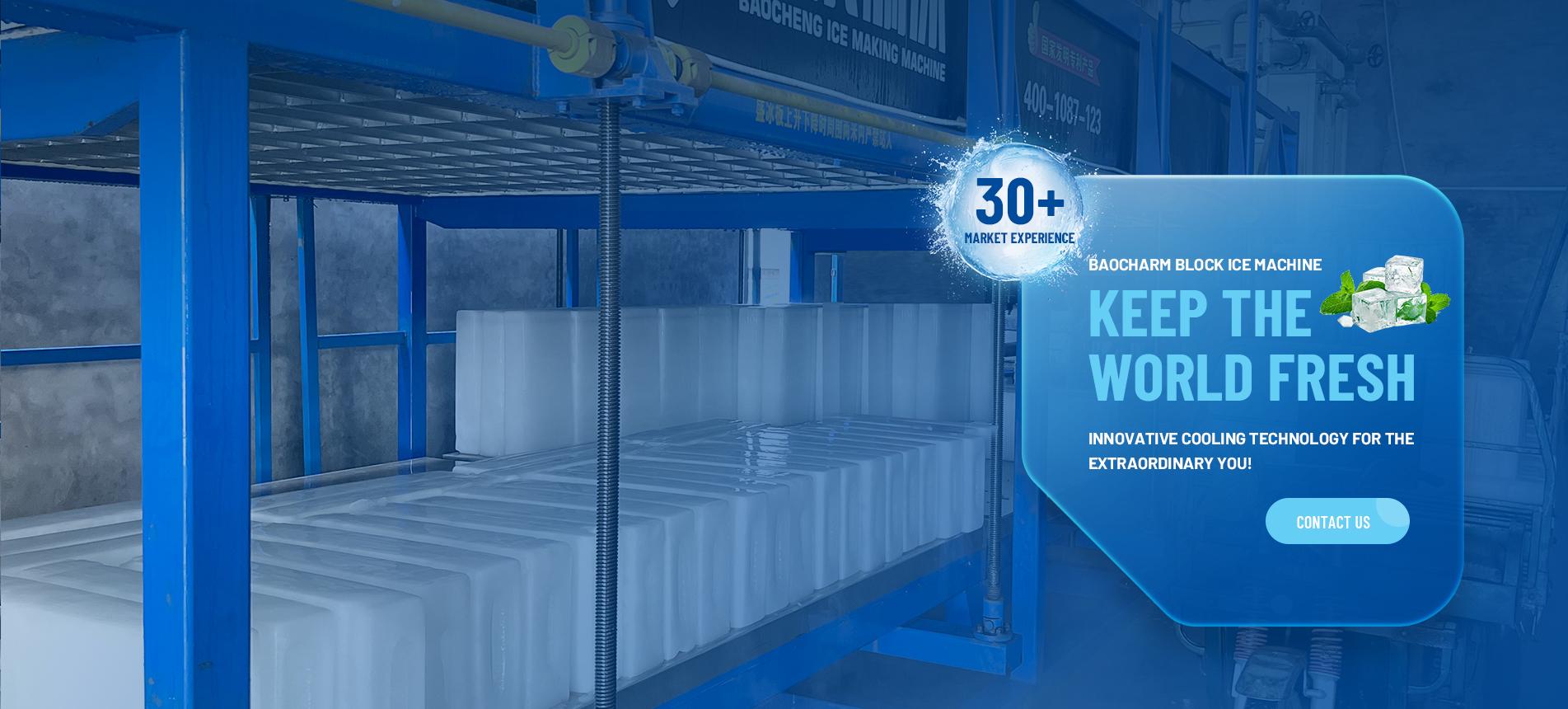 Contáctenos para obtener una innovadora máquina para fabricar bloques de hielo